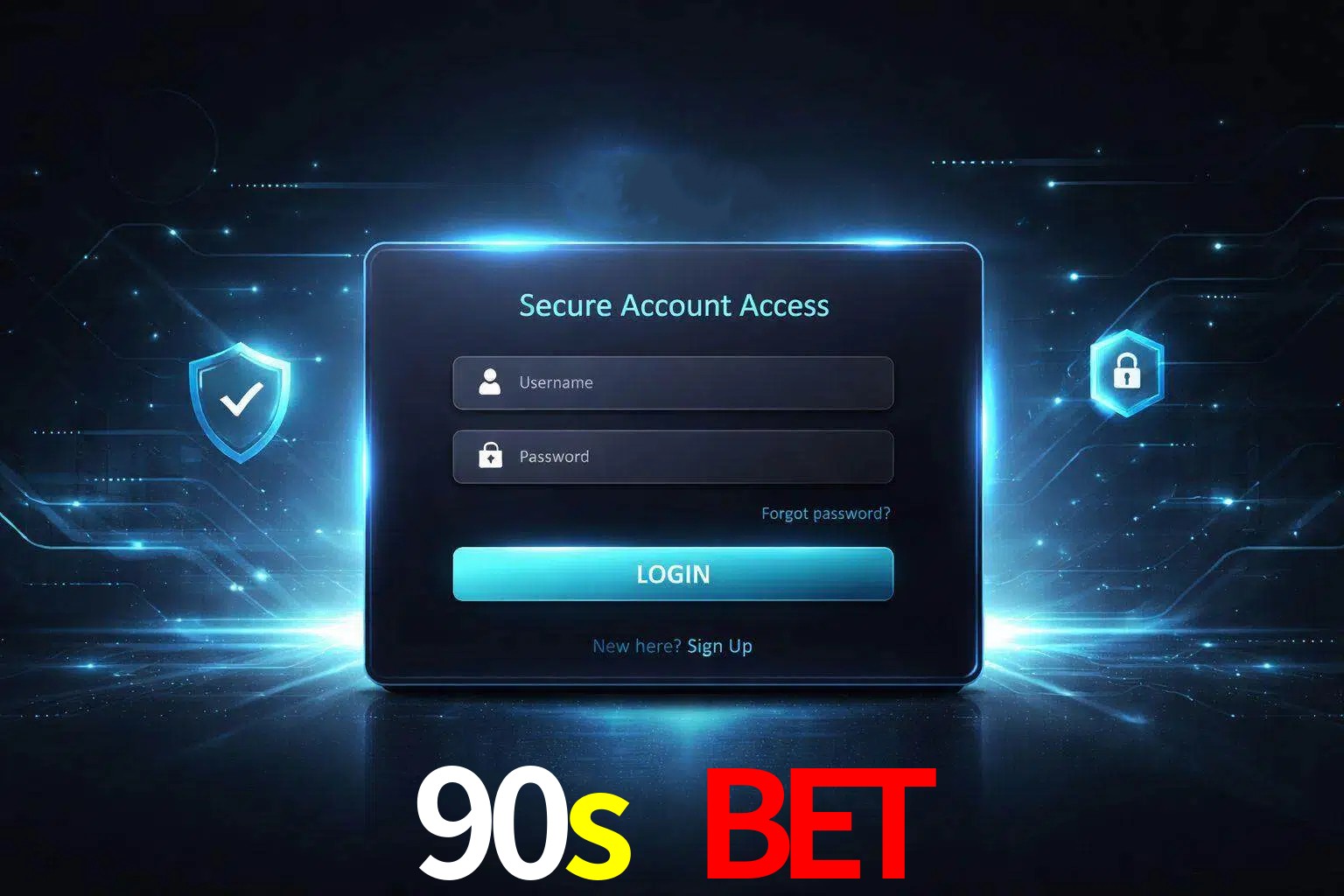Pantalla de inicio de sesión de cuenta 90s bet para usuarios en México